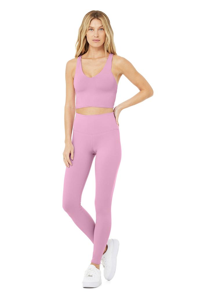 High-Waist Airbrush Legging - Pink Lavender商品第6张图片规格展示