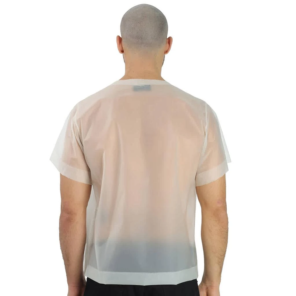 商品Burberry|Burberry Soft-touch Plastic T-shirt In Transparent, Size Small,价格¥653,第3张图片详细描述