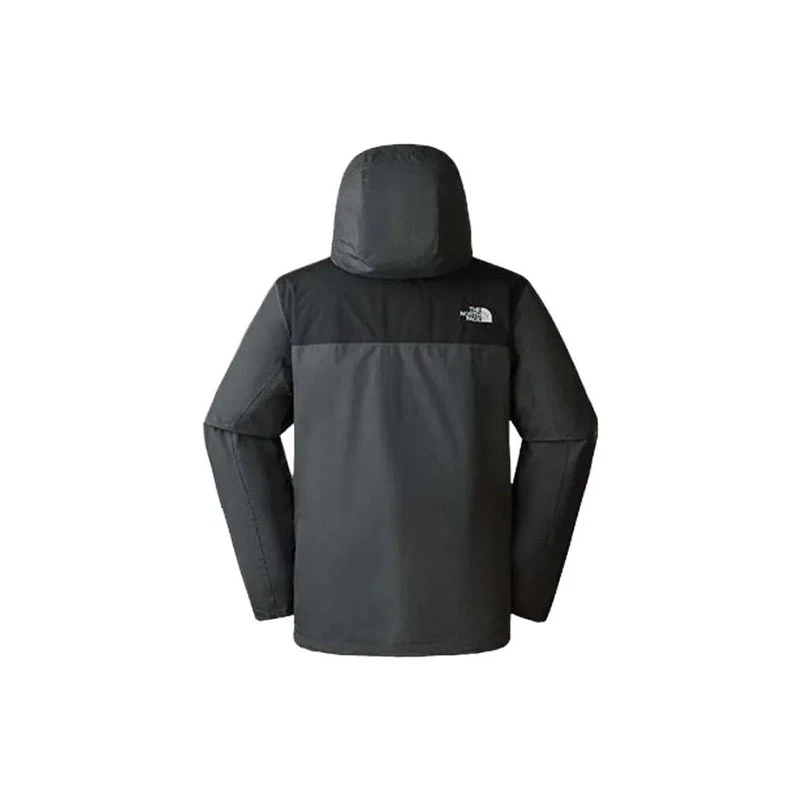 商品[国内直发] The North Face|北面  户外休闲运动连帽拉链长袖羽绒内胆三合一  防水耐磨冲锋衣 男款 深灰色,价格¥1843,第5张图片详细描述