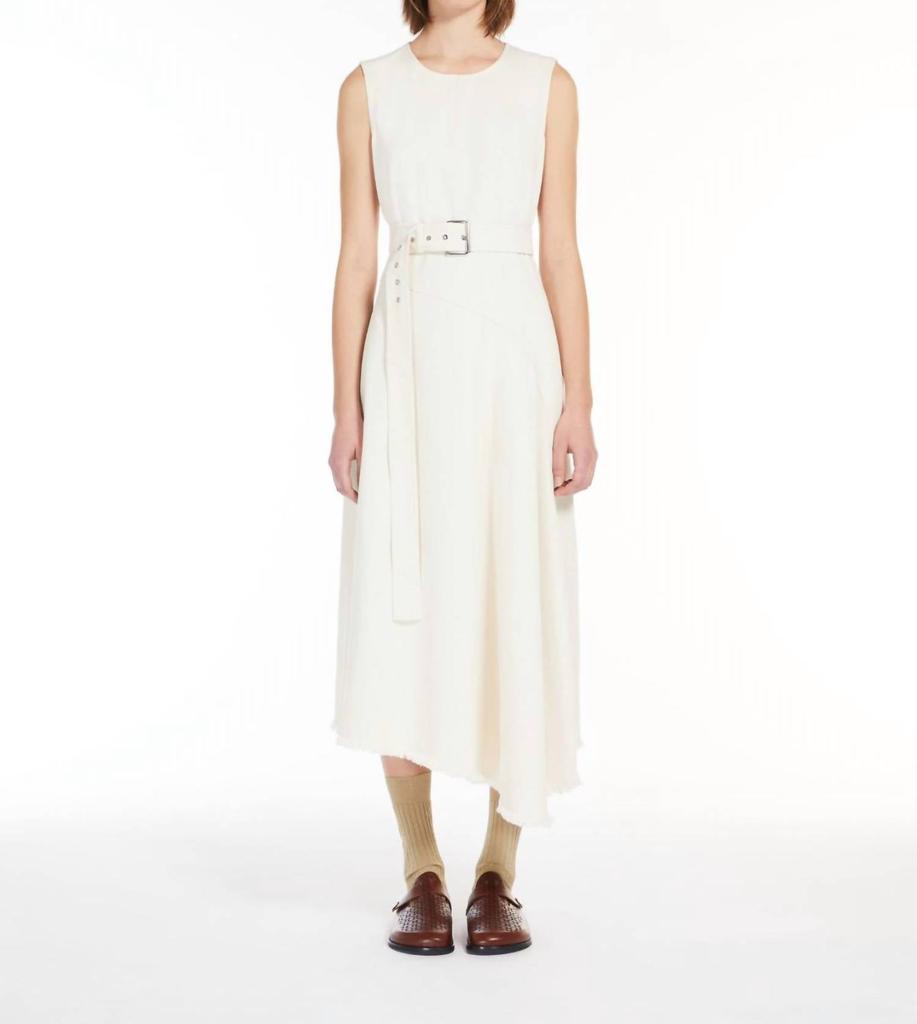 人気【Weekend MAXMARA】Abito smanicato in bull di cotone 人気【Weekend MAXMARA】Abito smanicato in bull di cotone