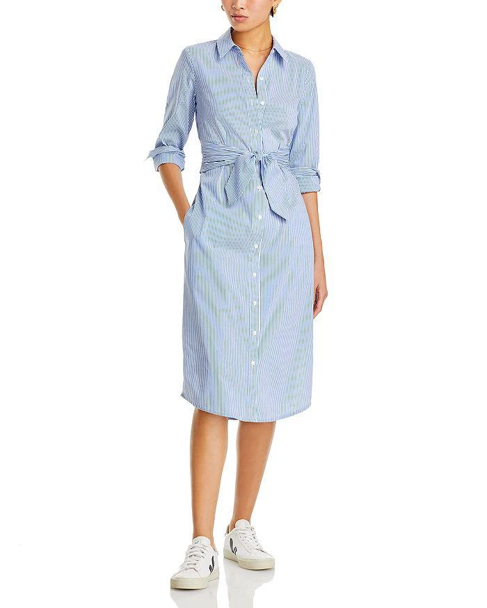 商品Derek Lam|Veronica Tie Waist Midi Shirt Dress,价格¥2560,第1张图片