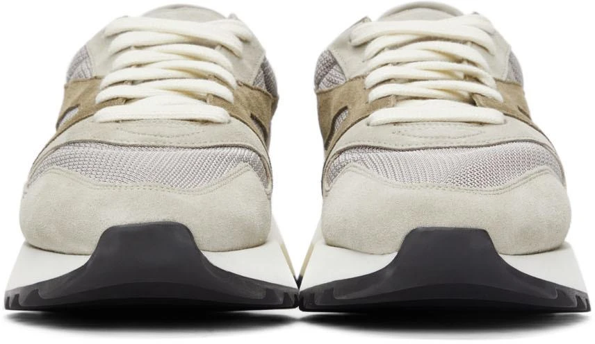 商品Fear of god|Grey & Khaki Vintage Runner Sneakers,价格¥2765,第2张图片详细描述