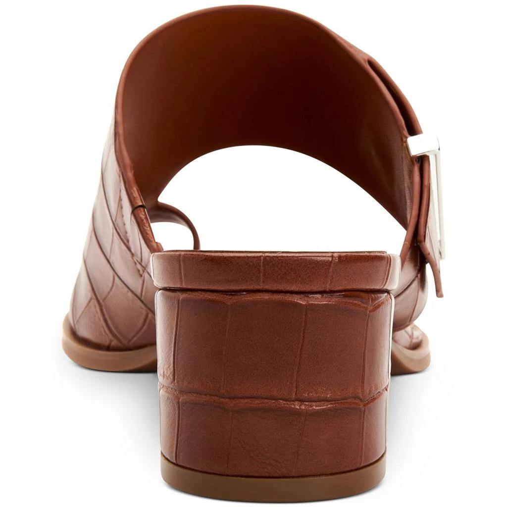 商品Calvin Klein|Calvin Klein Performance Womens Daria Croc Faux Leather Slide On Heels,价格¥191,第3张图片详细描述