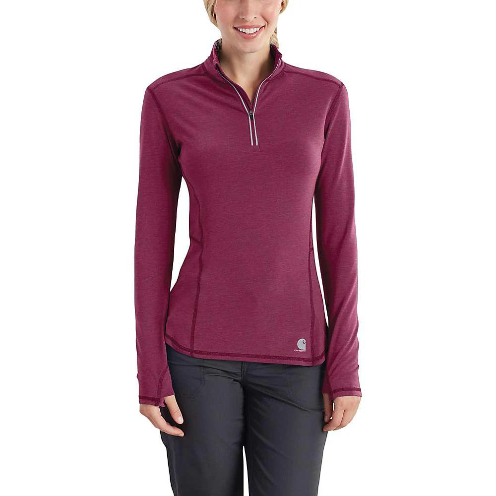 商品Carhartt|Carhartt Women's Force Ferndale Quarter Zip Shirt,价格¥246,第5张图片详细描述
