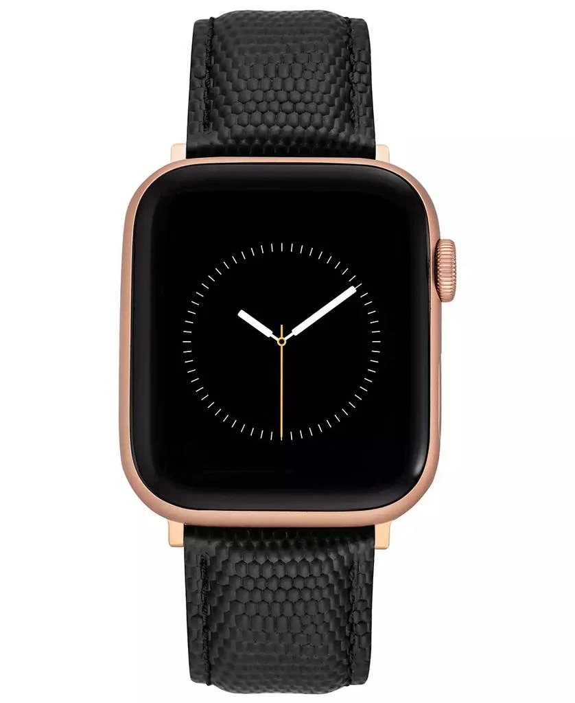 商品WITHit|Black Genuine Lizard Grain Leather Band designed for Apple Watch® 42mm (Series 10) & 38/40/41mm,价格¥228,第1张图片
