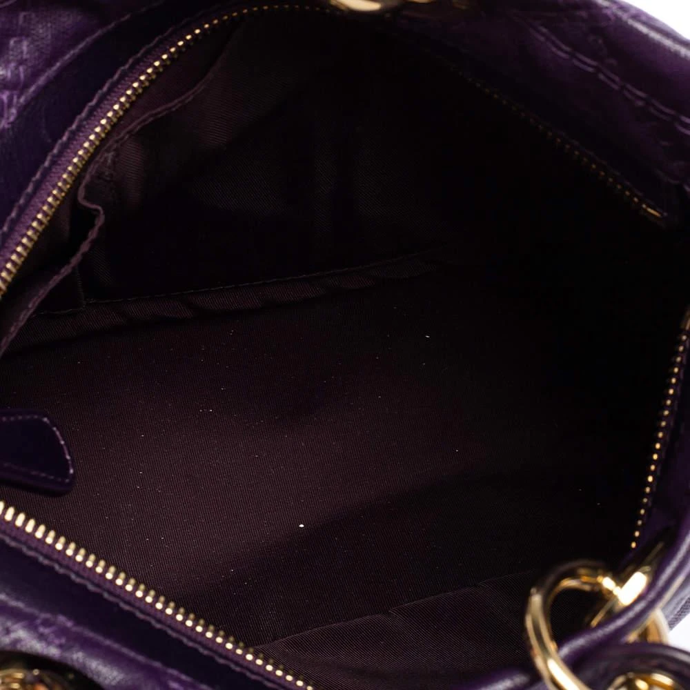 Dior Purple Cannage Coated Canvas Soft Lady Dior Tote 商品