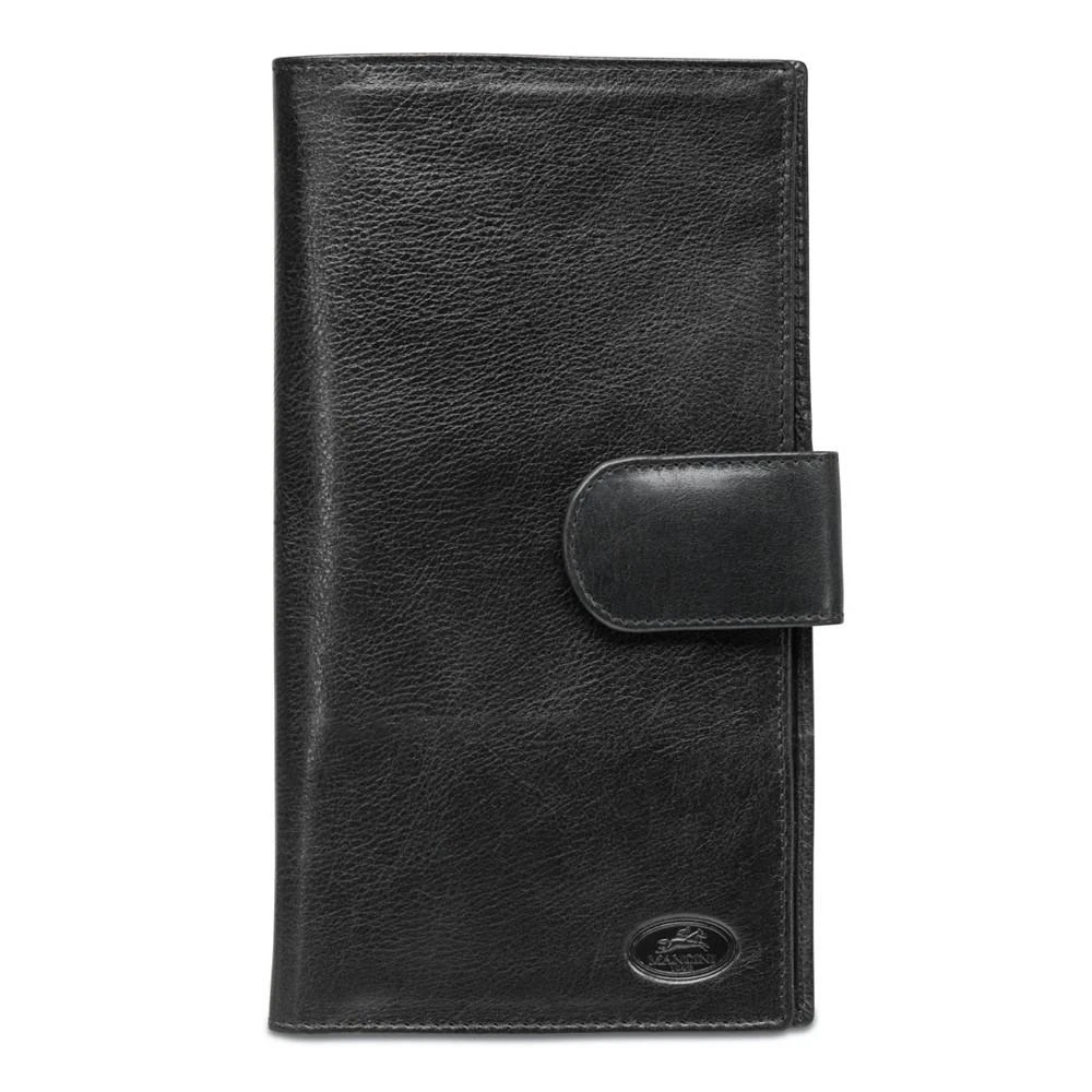 商品Mancini Leather Goods|Equestrian2 Collection RFID Secure Classic Passport / Travel Organizer,价格¥758,第1张图片