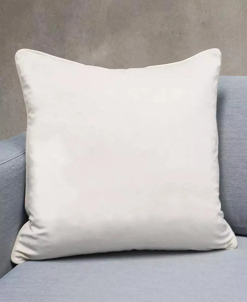 商品Millihome|Chevron Cut Velvet Decorative Pillow, 20" x 20",价格¥302,第3张图片详细描述