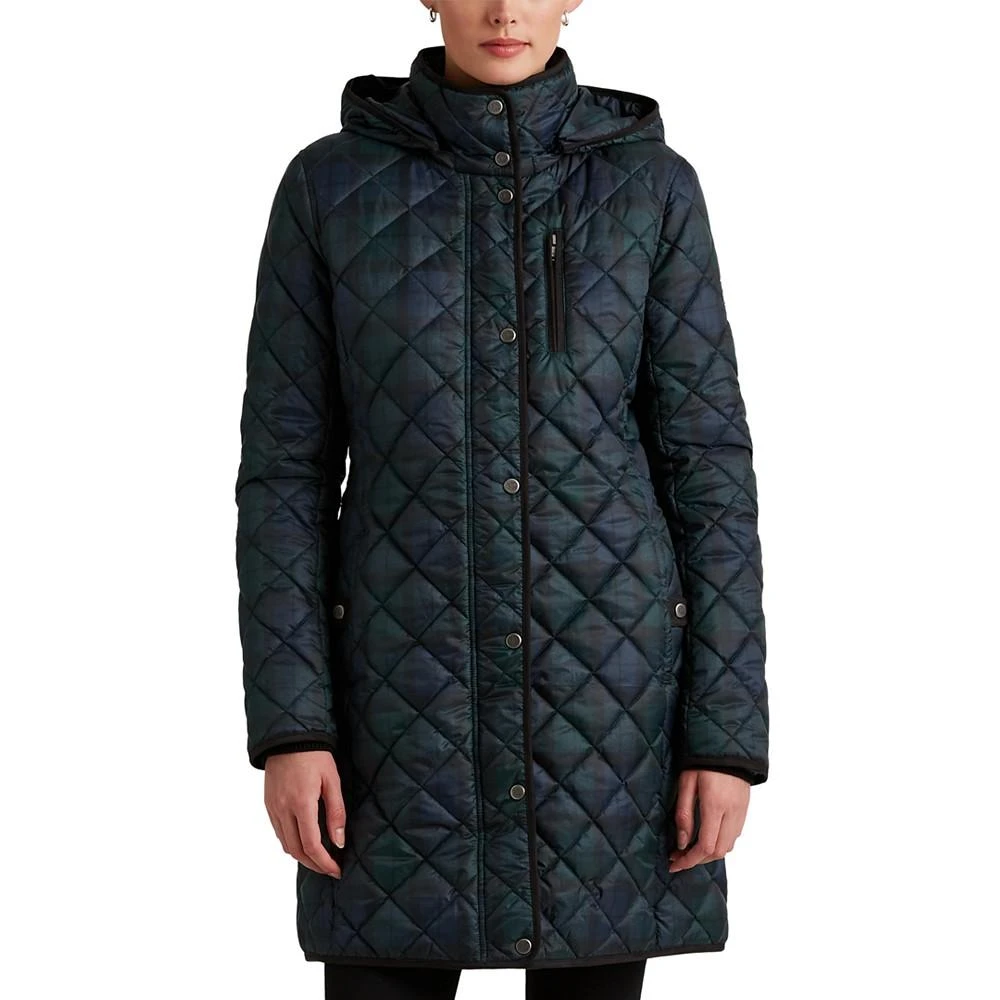 商品Ralph Lauren|Women's Faux-Suede-Trim Quilted Coat, Created for Macy's,价格¥1204,第1张图片