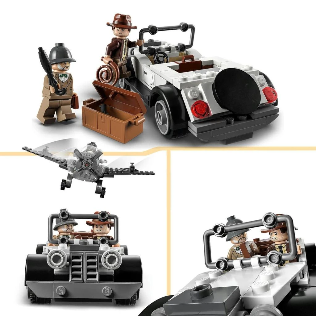 商品LEGO|LEGO Indiana Jones Fighter Plane Chase with Toy Car (77012),价格¥278,第5张图片详细描述