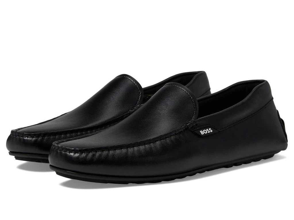 商品Hugo Boss|Noel Smooth Leather Moccasins,价格¥930,第1张图片