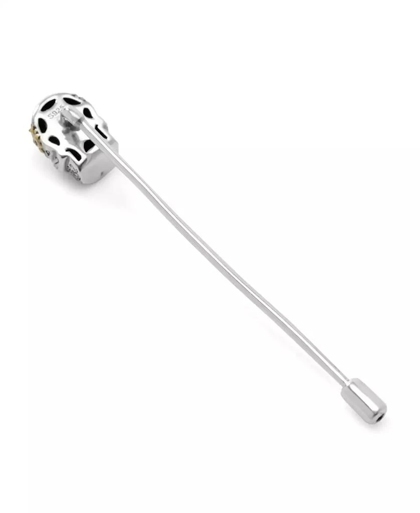 Men's Sterling Silver Skull Stick Pin 商品