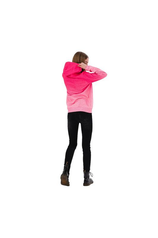 Hype Girls Speckle Fade Hoodie (Pink/White)商品第2张图片规格展示