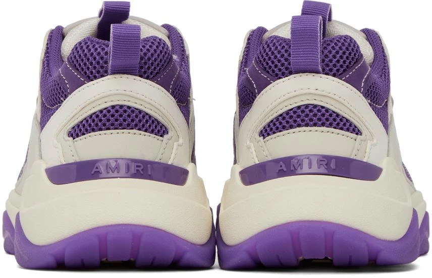 商品AMIRI|White & Purple Bone Runner Sneakers,价格¥4144,第2张图片详细描述