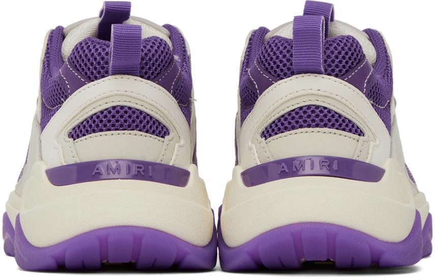 商品AMIRI|White & Purple Bone Runner Sneakers,价格¥5981,第4张图片详细描述