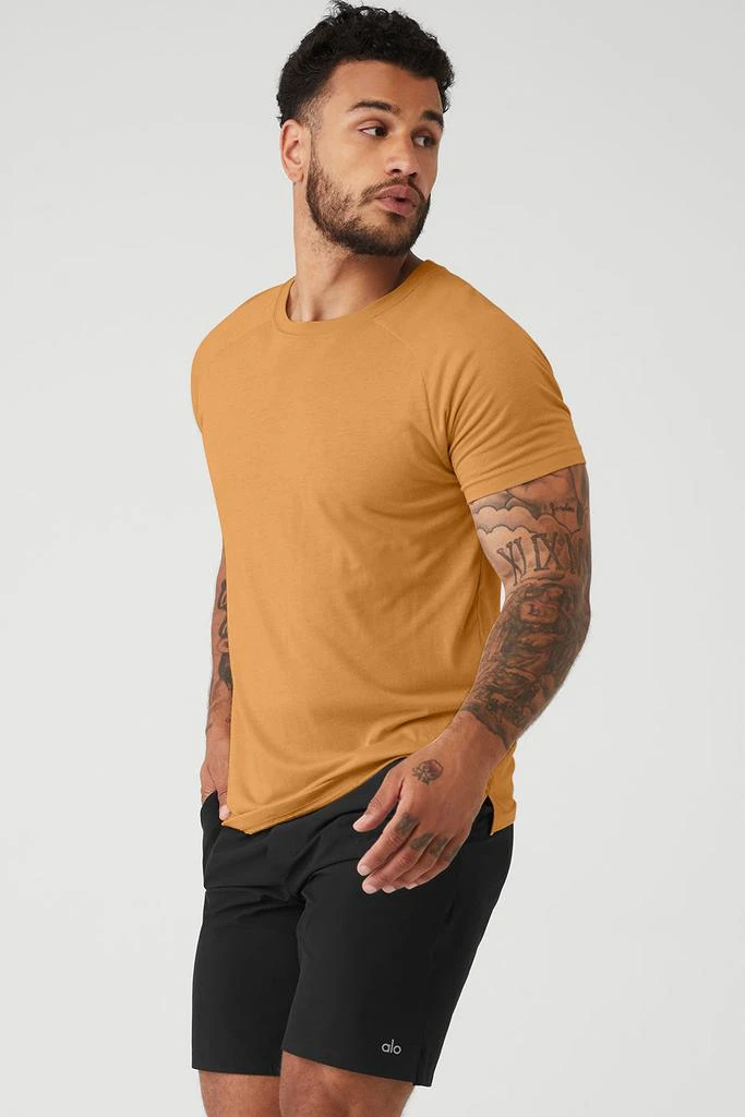 商品Alo|The Triumph Crew Neck Tee - Toffee,价格¥445,第3张图片详细描述