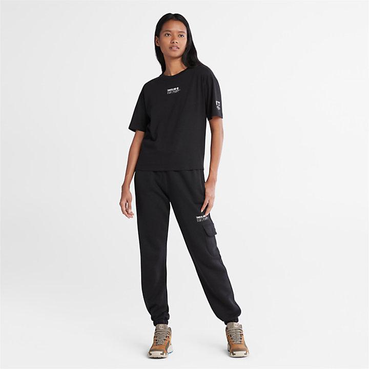 商品Timberland|T-Shirt with Tencel™ x Refibra™ Technology for Women in Black,价格¥369,第5张图片详细描述