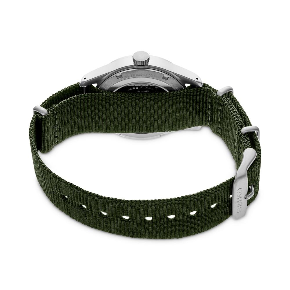 Men's Automatic 5 Sports Green Nylon Strap Watch 43mm商品第3张图片规格展示