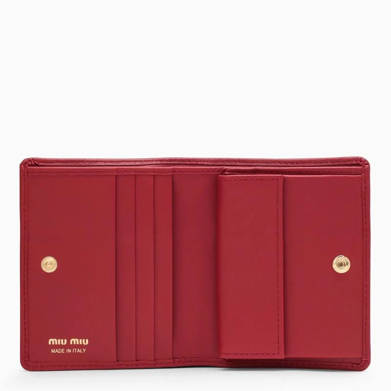 商品Miu Miu|Red leather wallet,价格¥3378,第2张图片详细描述