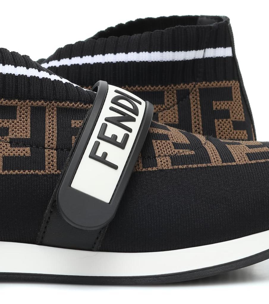 商品Fendi|FF jacquard sneakers,价格¥2832-¥3607,第7张图片详细描述