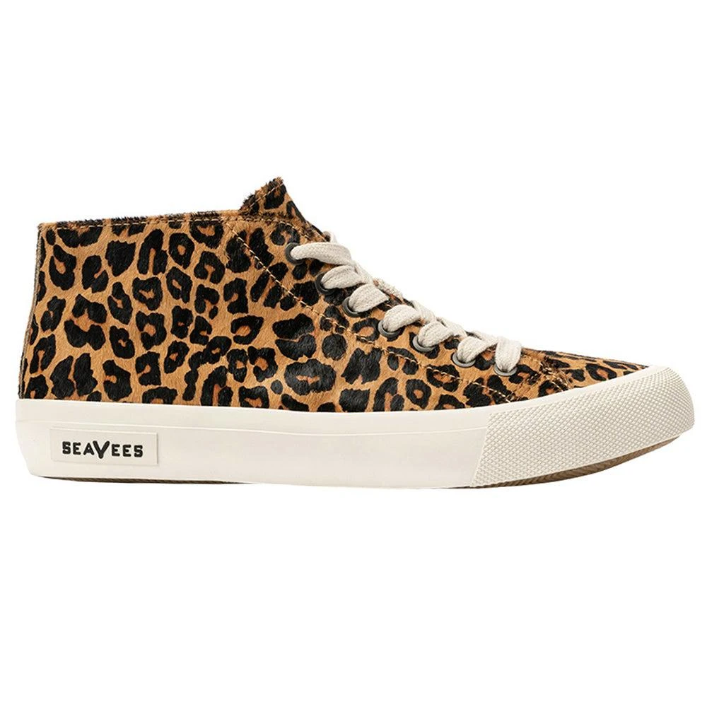 商品SeaVees|California Special Mulholland Leopard High Top Sneakers,价格¥174,第1张图片