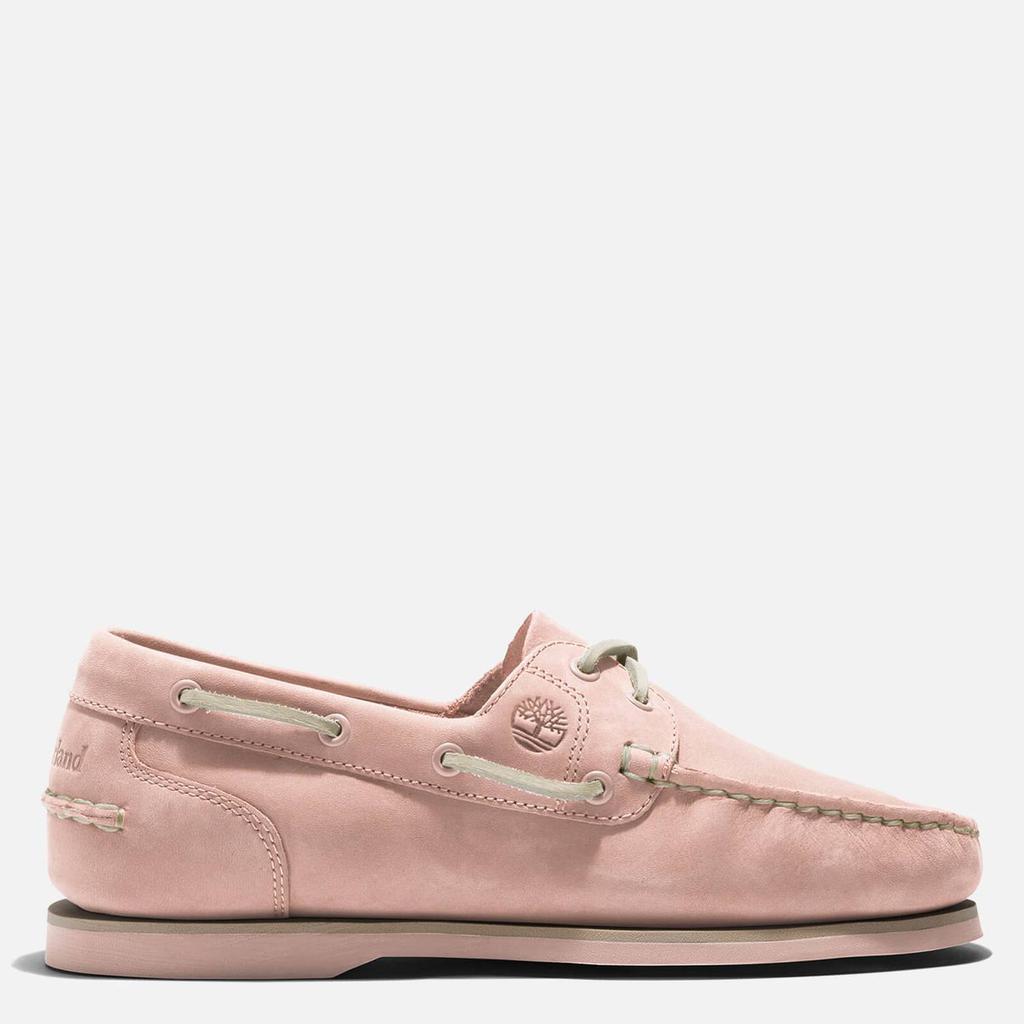 商品Timberland|Timberland Women's Classic Nubuck 2-Eye Boat Shoes - Light Pink,价格¥535,第1张图片
