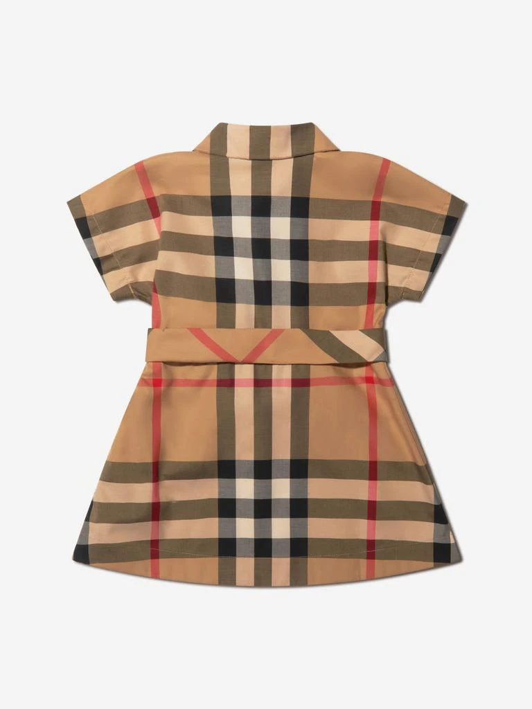 商品Burberry|Burberry Beige Baby Girls Check Print Giulietta Dress,价格¥2342,第4张图片详细描述