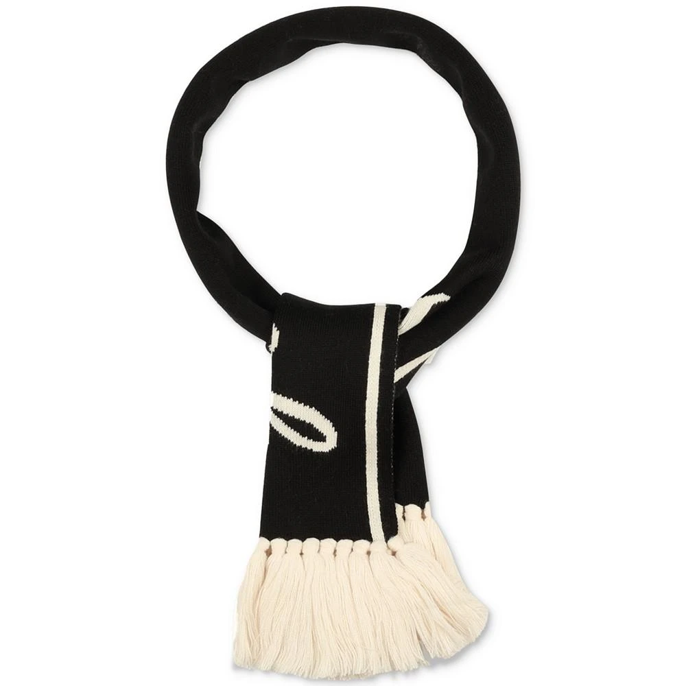 商品Coach|Women's Varsity Logo Knit Fringe-Trim Scarf,价格¥729,第5张图片详细描述