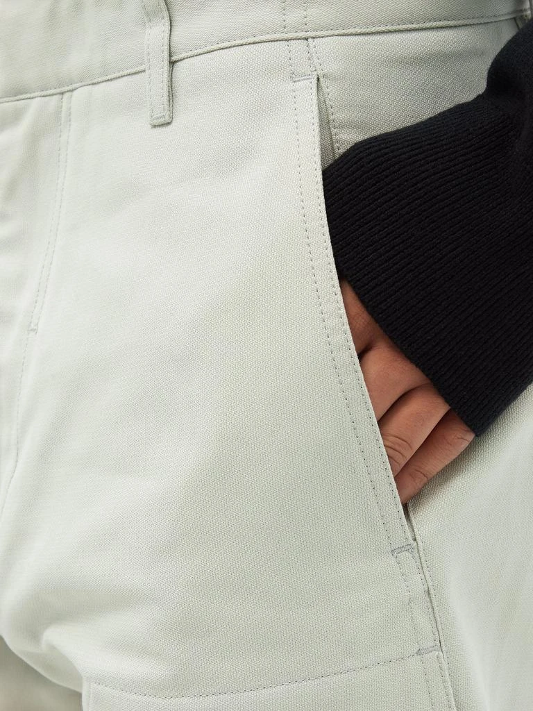 商品Stone Island|Mercerised cotton-jersey cargo trousers,价格¥2033,第4张图片详细描述
