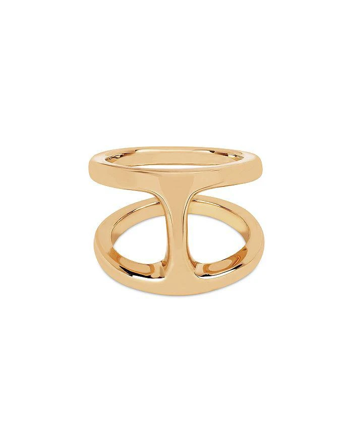 商品Hoorsenbuhs|18K Yellow Gold Phantom Double Row Statement Ring,价格¥29580,第1张图片详细描述