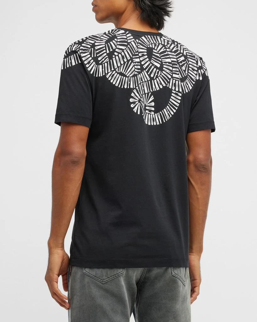 商品Marcelo Burlon|Men's Snake Wings Logo T-Shirt,价格¥583,第4张图片详细描述