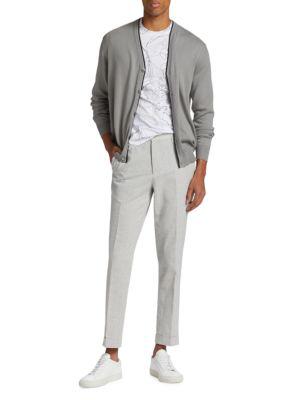 Pop Tipped Cotton Cardigan商品第3张图片规格展示