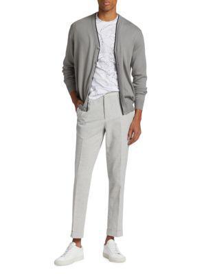 商品Saks Fifth Avenue|Pop Tipped Cotton Cardigan,价格¥443,第3张图片详细描述