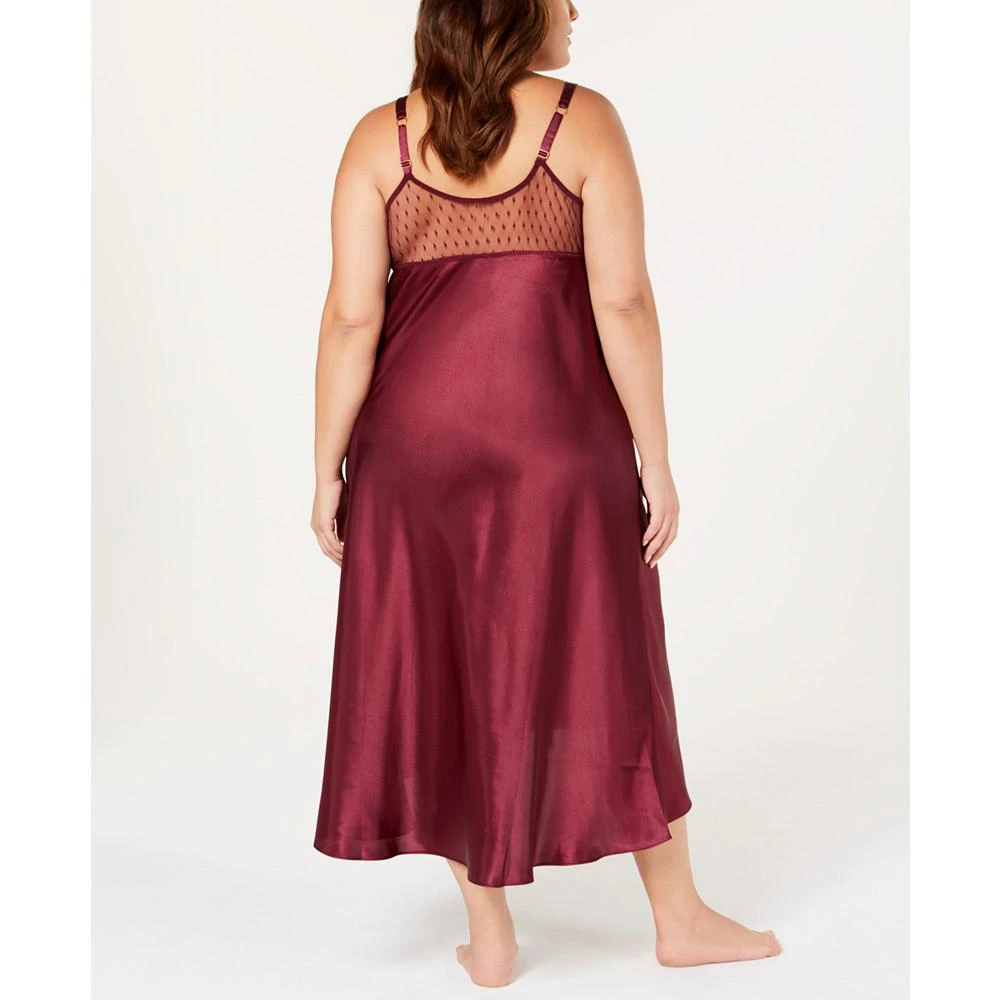 商品Flora Nikrooz|Plus Size Satin Stella Nightgown Lingerie,价格¥520,第2张图片详细描述