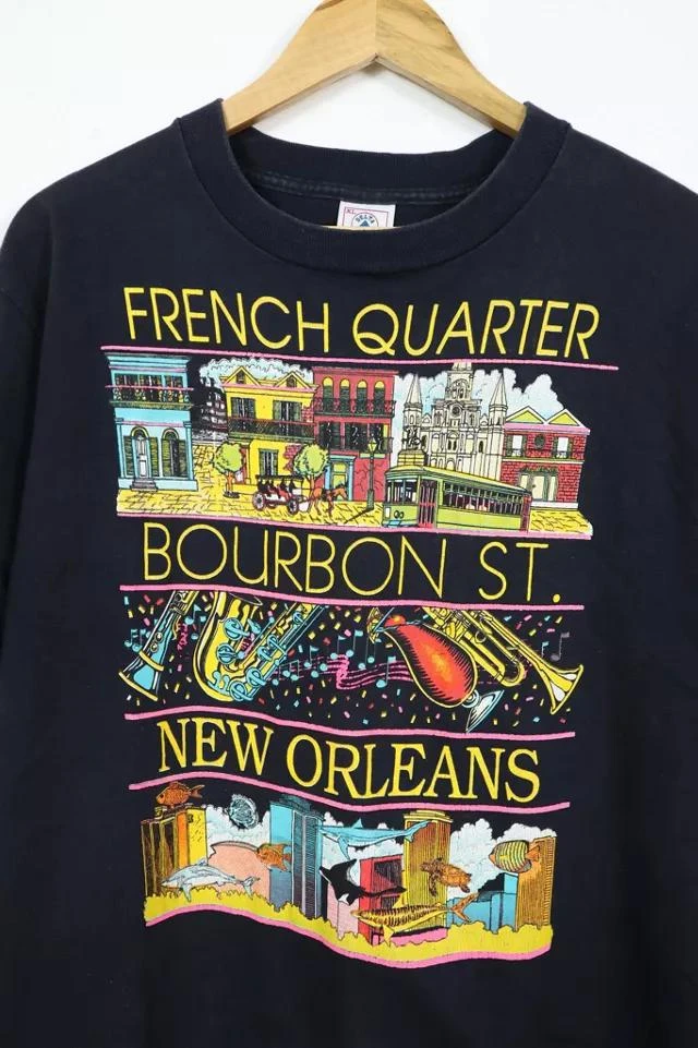 商品Urban Outfitters|Vintage French Quarter Bourbon St Tee,价格¥408,第2张图片详细描述