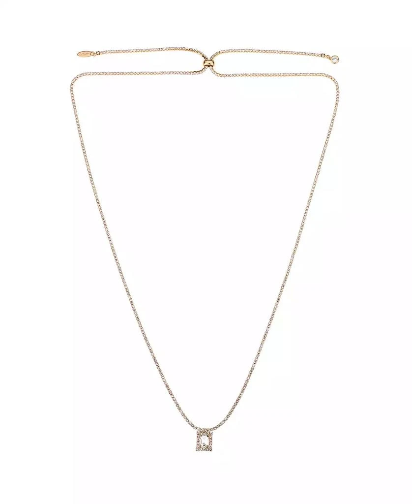 商品Ettika Jewelry|Minimal Glass 18K Gold Plated Adjustable Necklace,价格¥335,第1张图片