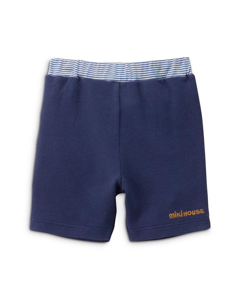 商品Miki House|Unisex Double Tuck Pique Shorts - Baby, Little Kid,价格¥394,第1张图片