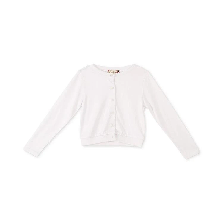 商品Speechless|Pearlized Button-Front Cardigan, Little Girls (4-6X),价格¥165,第1张图片