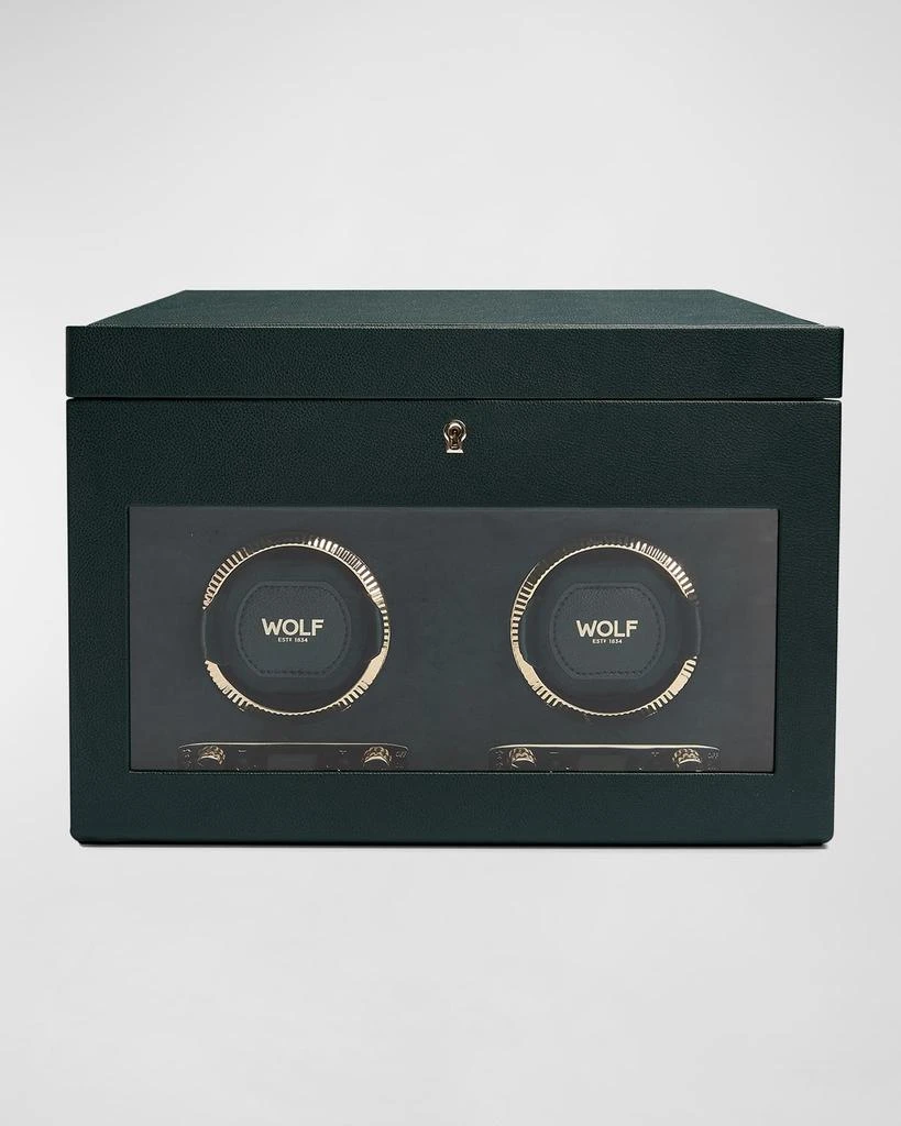 商品Wolf|British Racing Double Watch Winder with Storage,价格¥11486,第1张图片