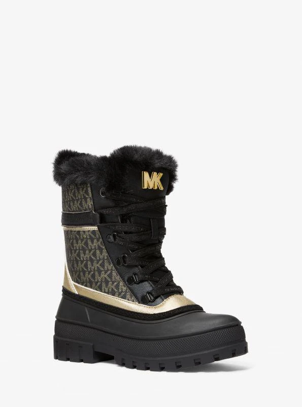 商品Michael Kors|Ozzie Metallic Logo Boot,价格¥1320,第1张图片