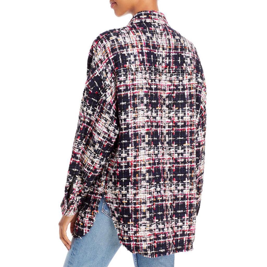 商品IRO|IRO Womens Ferry Metallic Tweed Shirt Jacket,价格¥1483,第4张图片详细描述