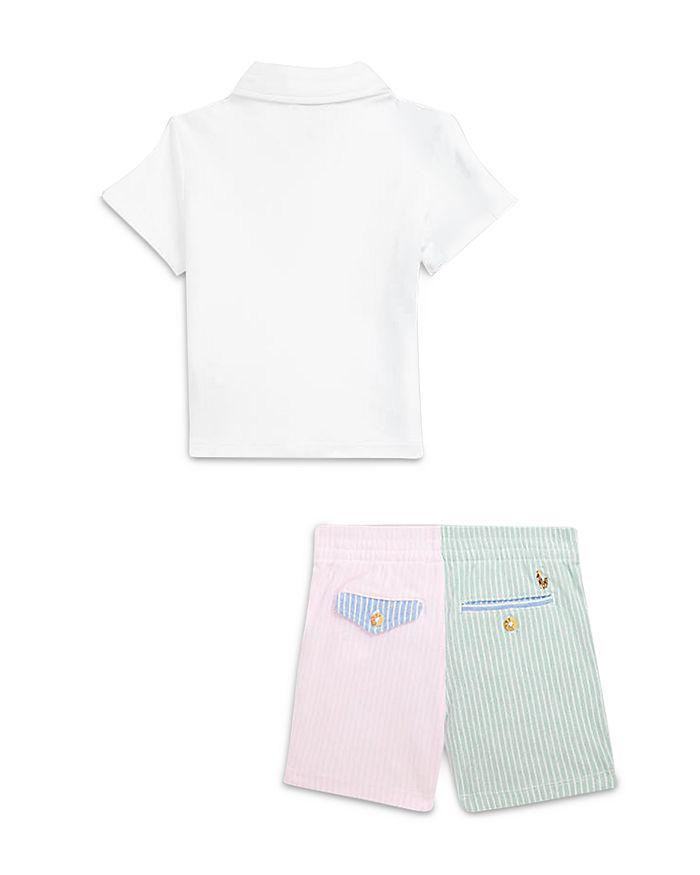 商品Ralph Lauren|Boys' Soft Cotton Polo Shirt & Mesh Shorts Set - Baby,价格¥486,第4张图片详细描述