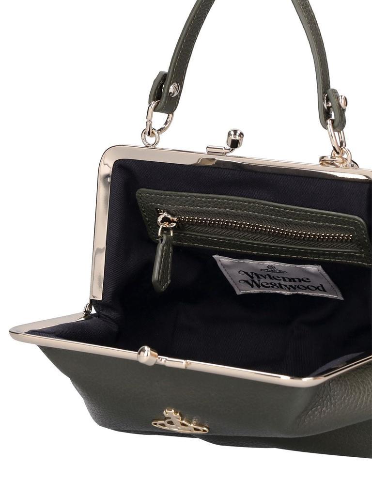 商品Vivienne Westwood|Granny Frame Grained Leather Bag,价格¥1996,第6张图片详细描述