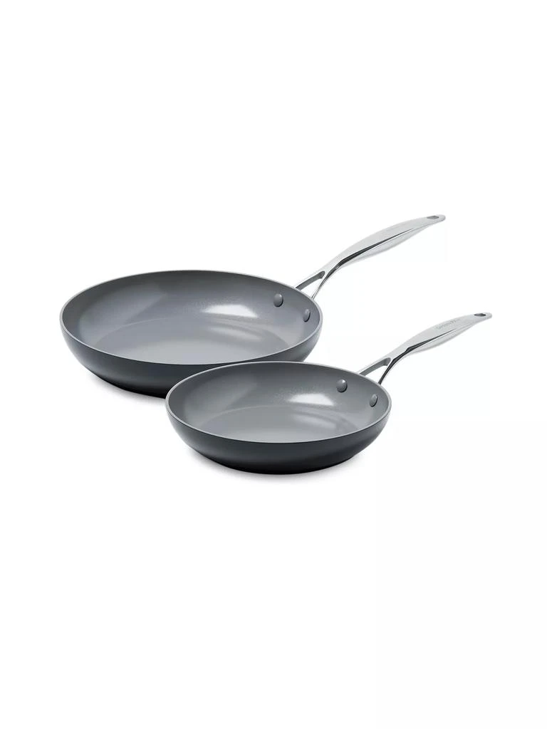 商品Greenpan|Valencia Pro Ceramic Non-Stick 2-Piece Fry Pan Set,价格¥825,第1张图片