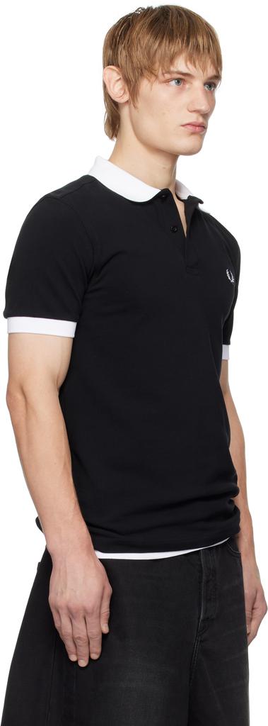 mastermind JAPAN Black Fred Perry Edition Contrast Polo - Polo