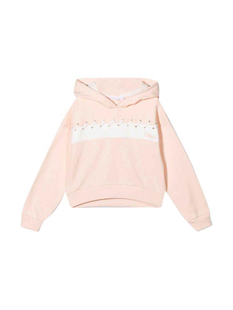 商品Chloé|Chloé Kids Ribbed Hem Sweatshirt,价格¥527-¥574,第1张图片