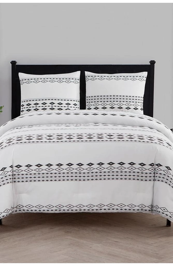商品VCNY Home|Full/Queen Geometric Printed Comforter Set,价格¥535,第4张图片详细描述