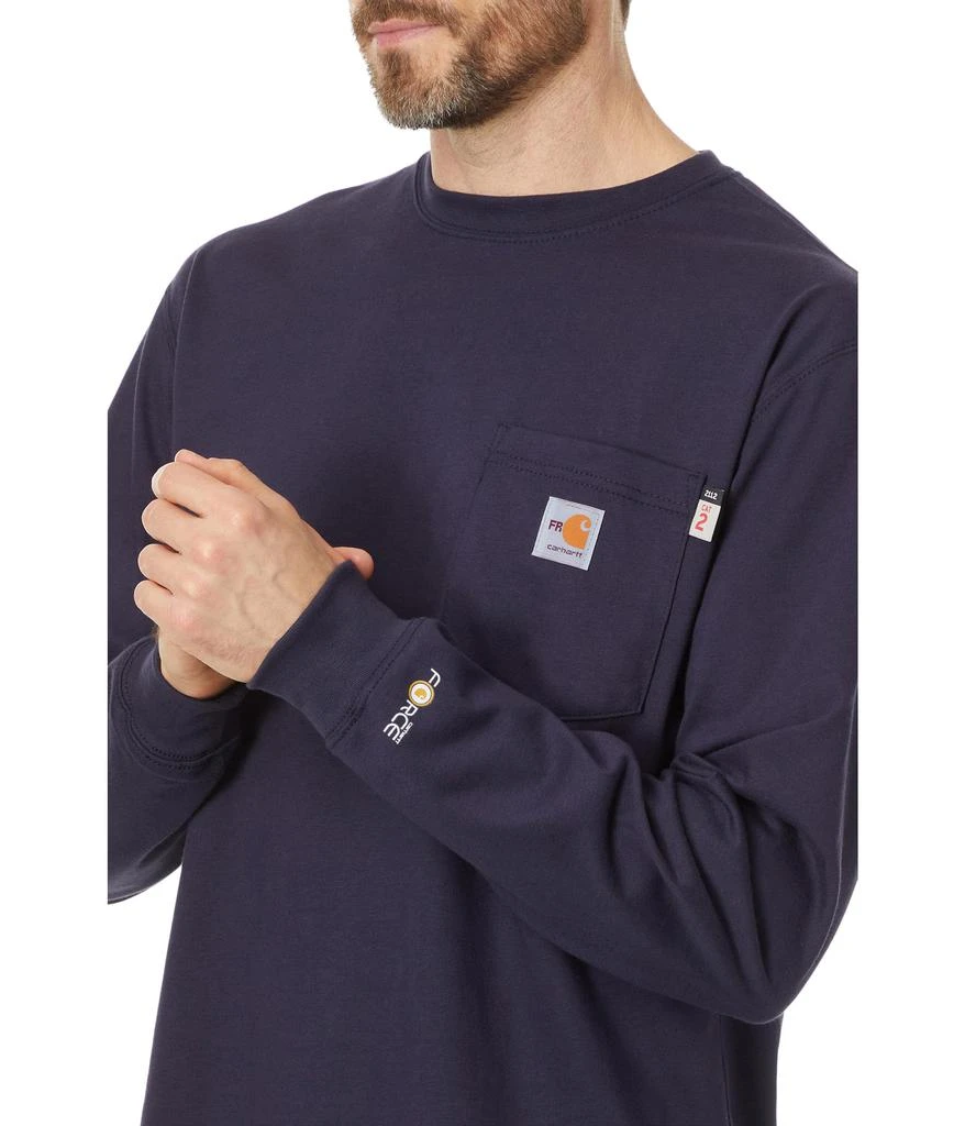 商��品Carhartt|Flame-Resistant (FR) Force Cotton Long Sleeve T-Shirt,价格¥561,第3张图片详细描述