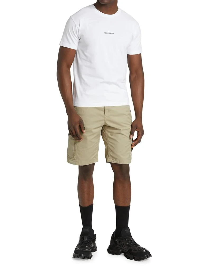 商品Stone Island|Cotton Twill Bermuda Shorts,价格¥1149,第2张图片详细描述