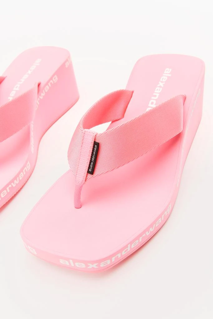 商品Alexander Wang|AW WEDGE FLIP FLOP IN NYLON,价格¥565,第2张图片详细描述